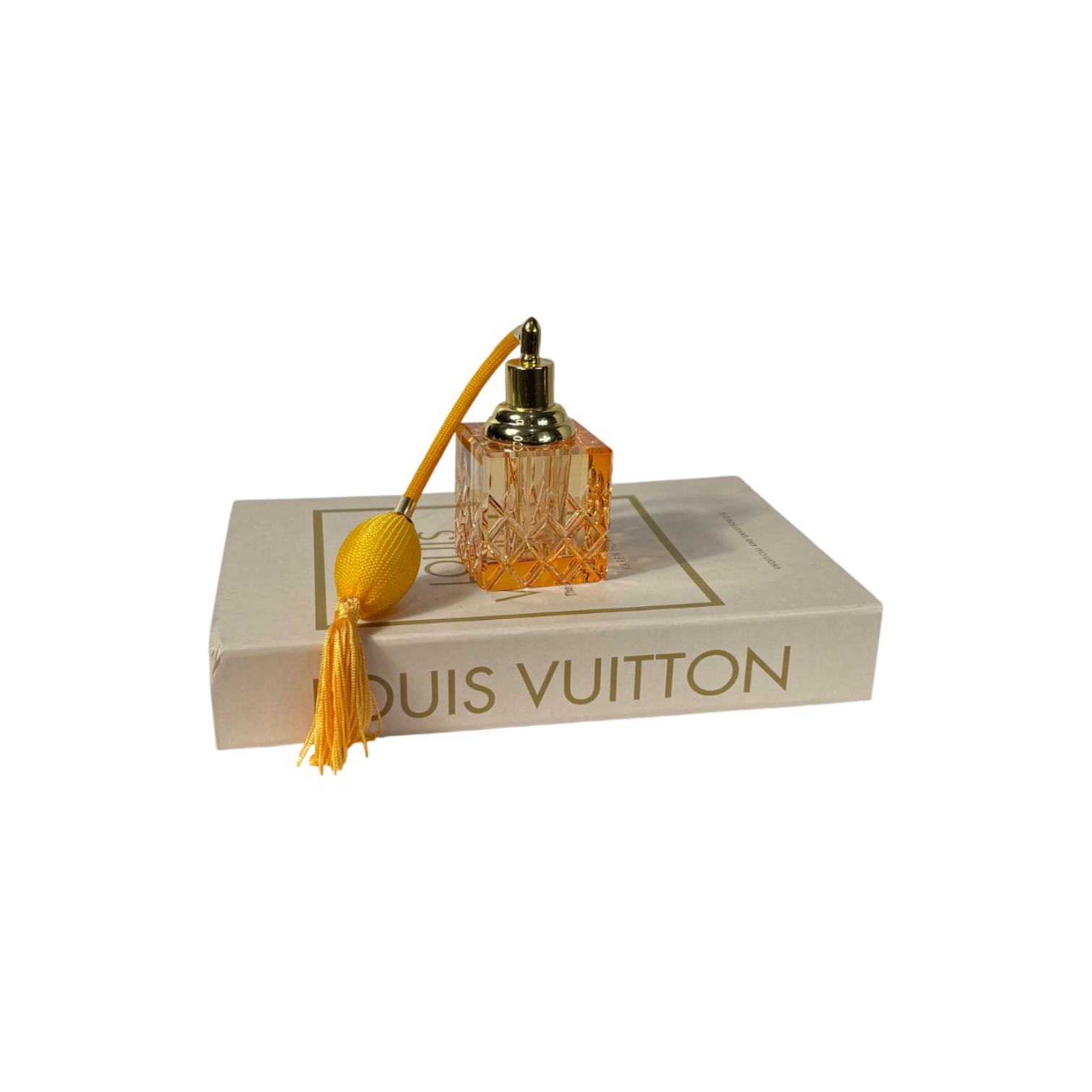 Fısfıslı Kare Parfüm Şişesi - Bal