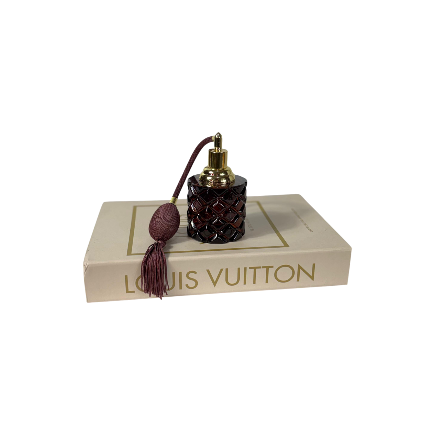 Fısfıslı Silindir Parfüm Şişesi - Mor