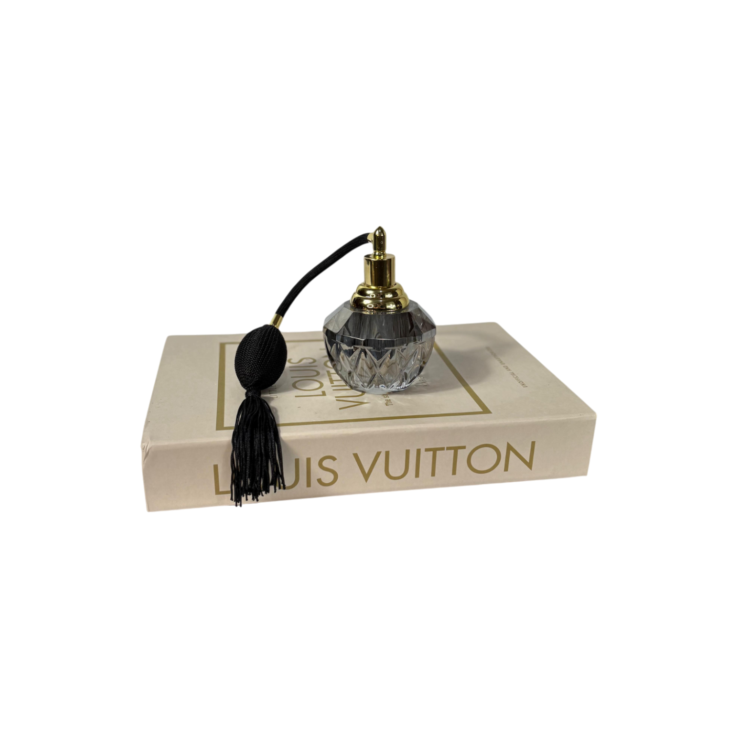 V Şekil Fısfıslı Parfüm Şişesi - Füme