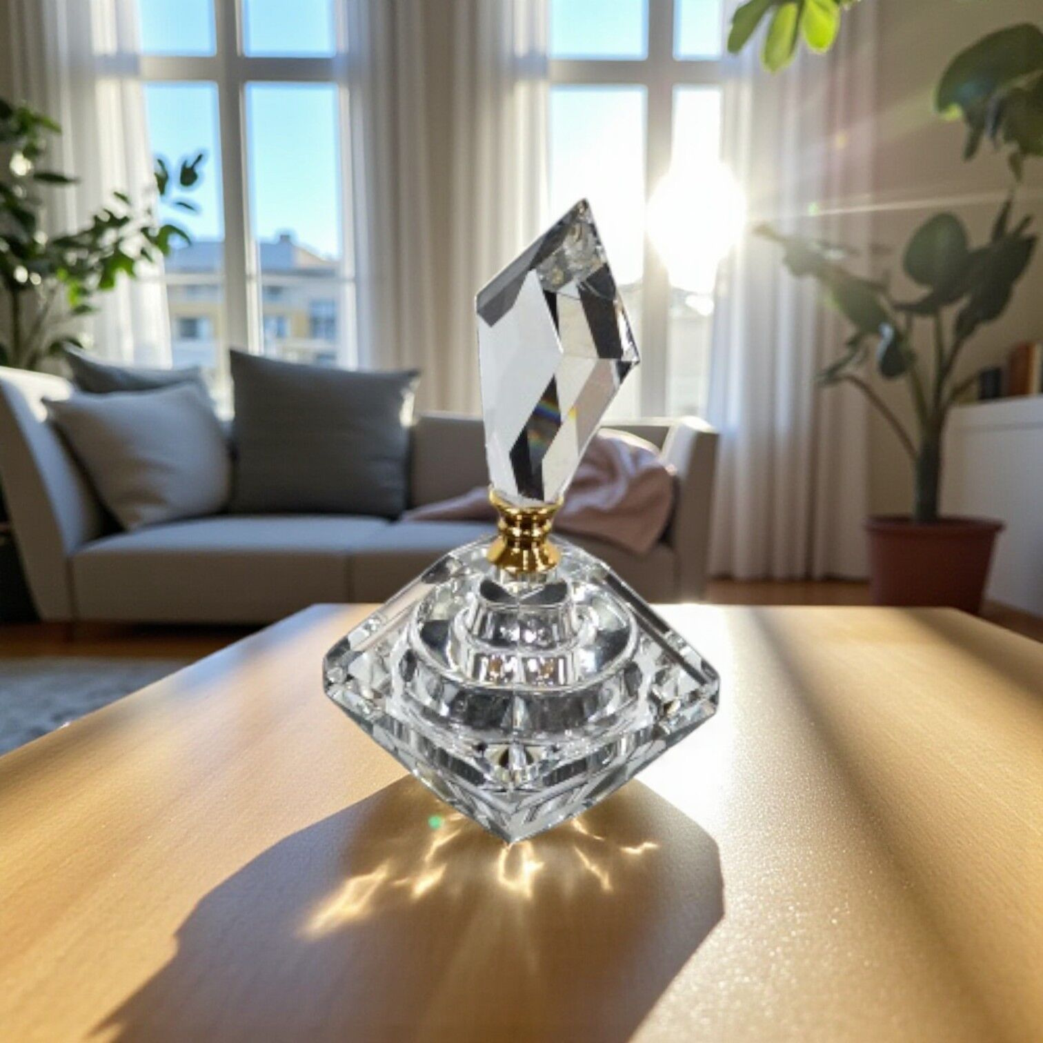 Dekoratif Parfüm Şişesi - Şeffaf