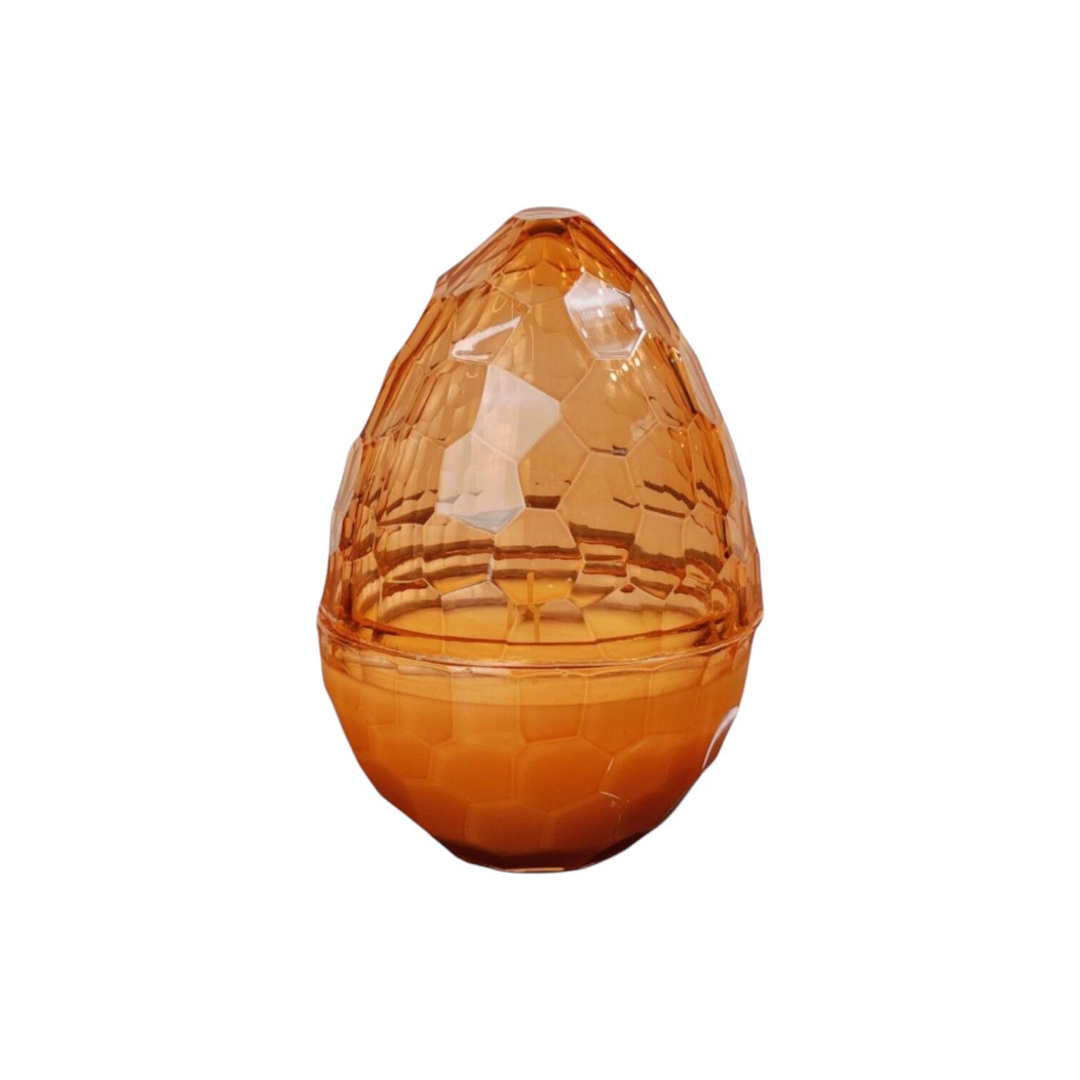 Kristal Yumurta Mum - Turuncu