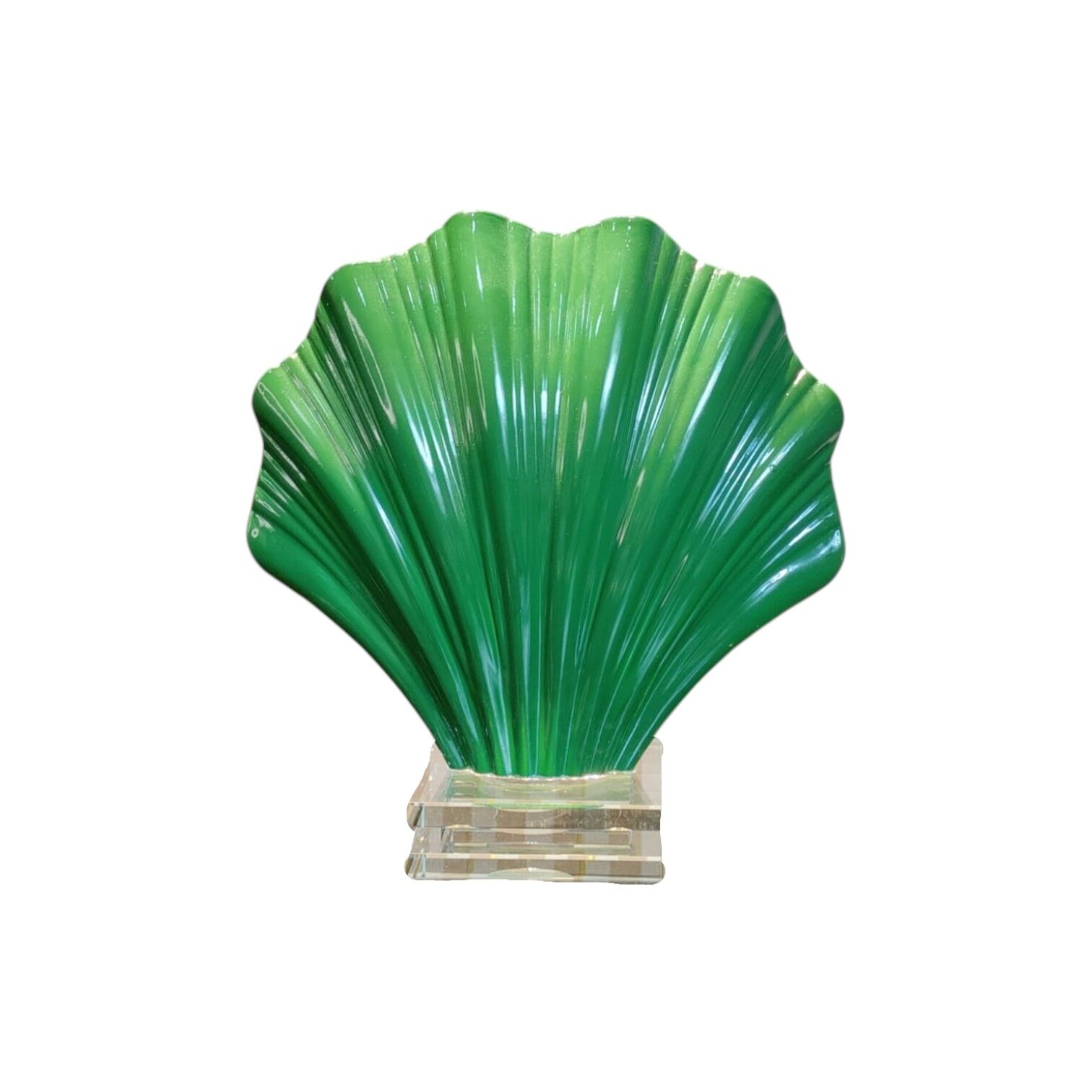 Cam İstiridye Obje - Yeşil