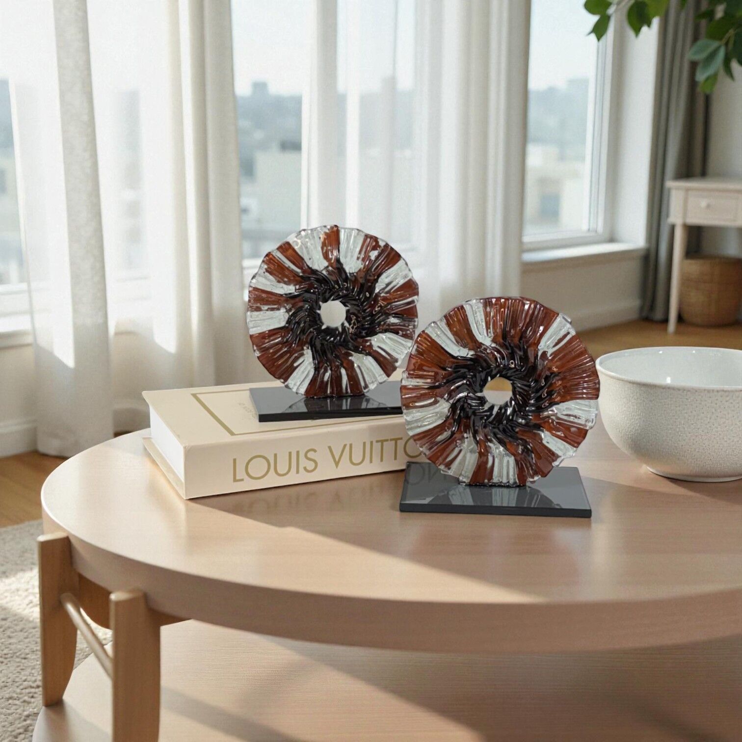 Mini Cam Disk Set (Cam Ayaklı) - Kahverengi