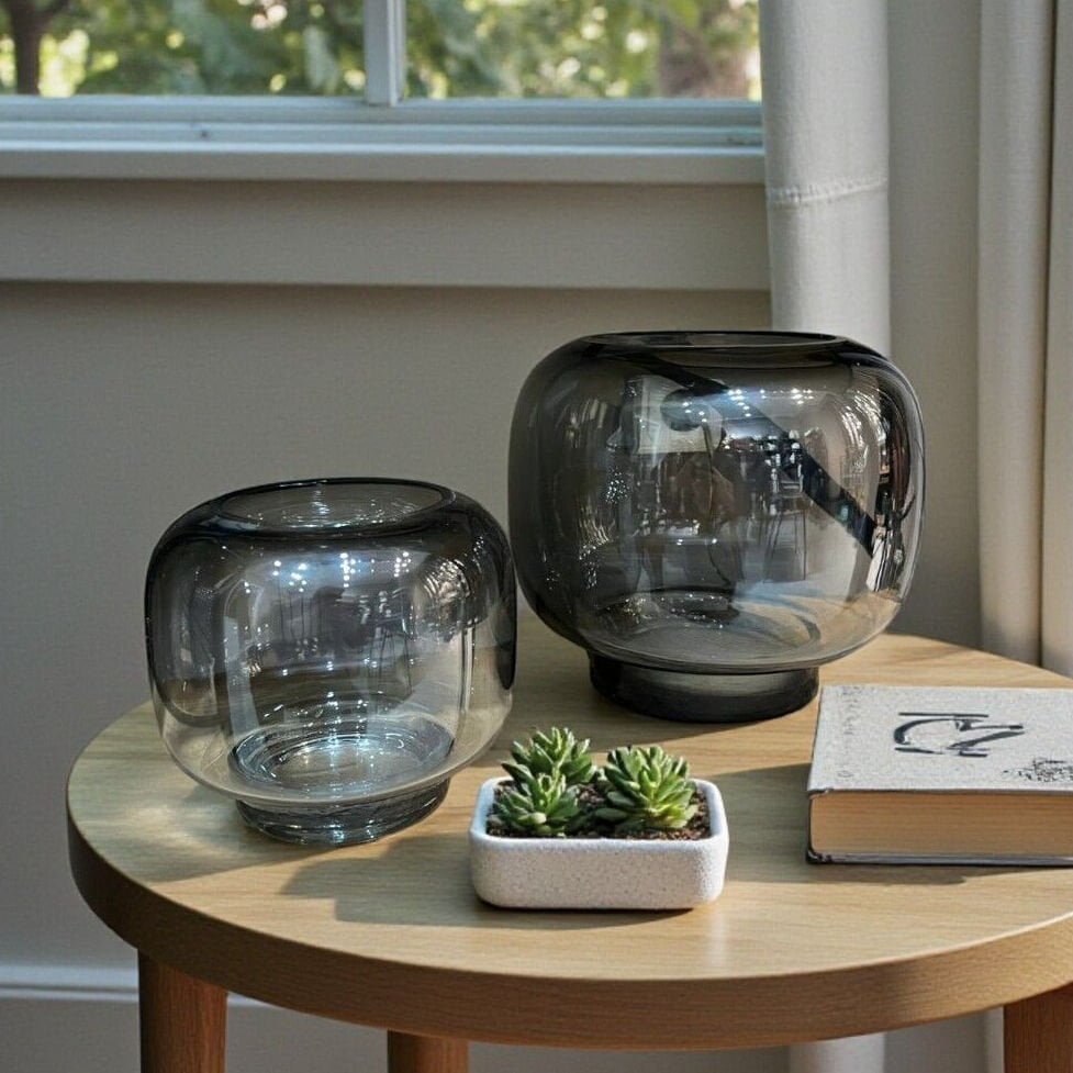 Akvaryum Vazo - Füme