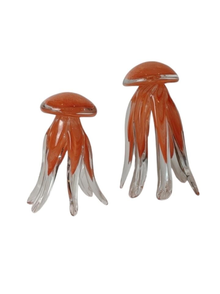 Cam Ahtapot Obje Set - Turuncu