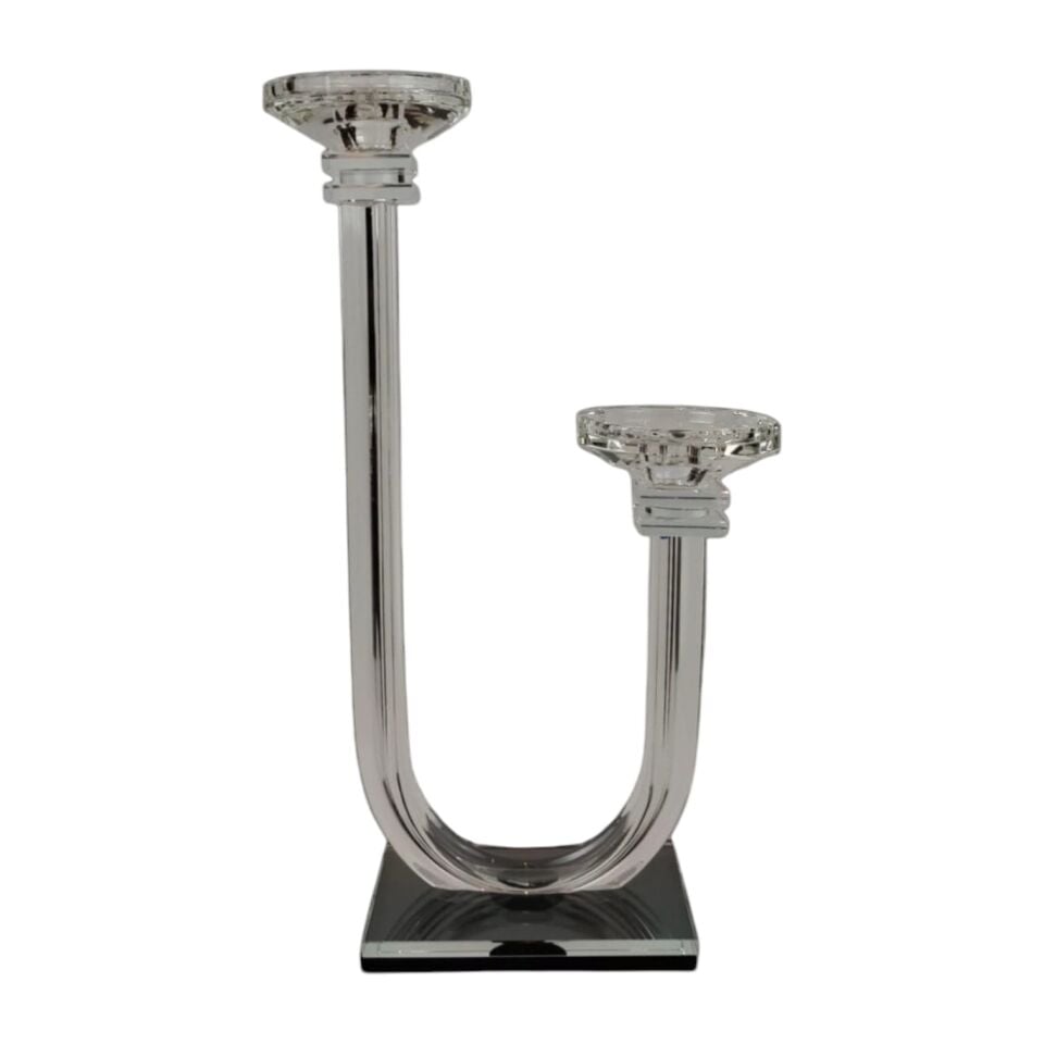 U Şeklinde Şamdan - Şeffaf