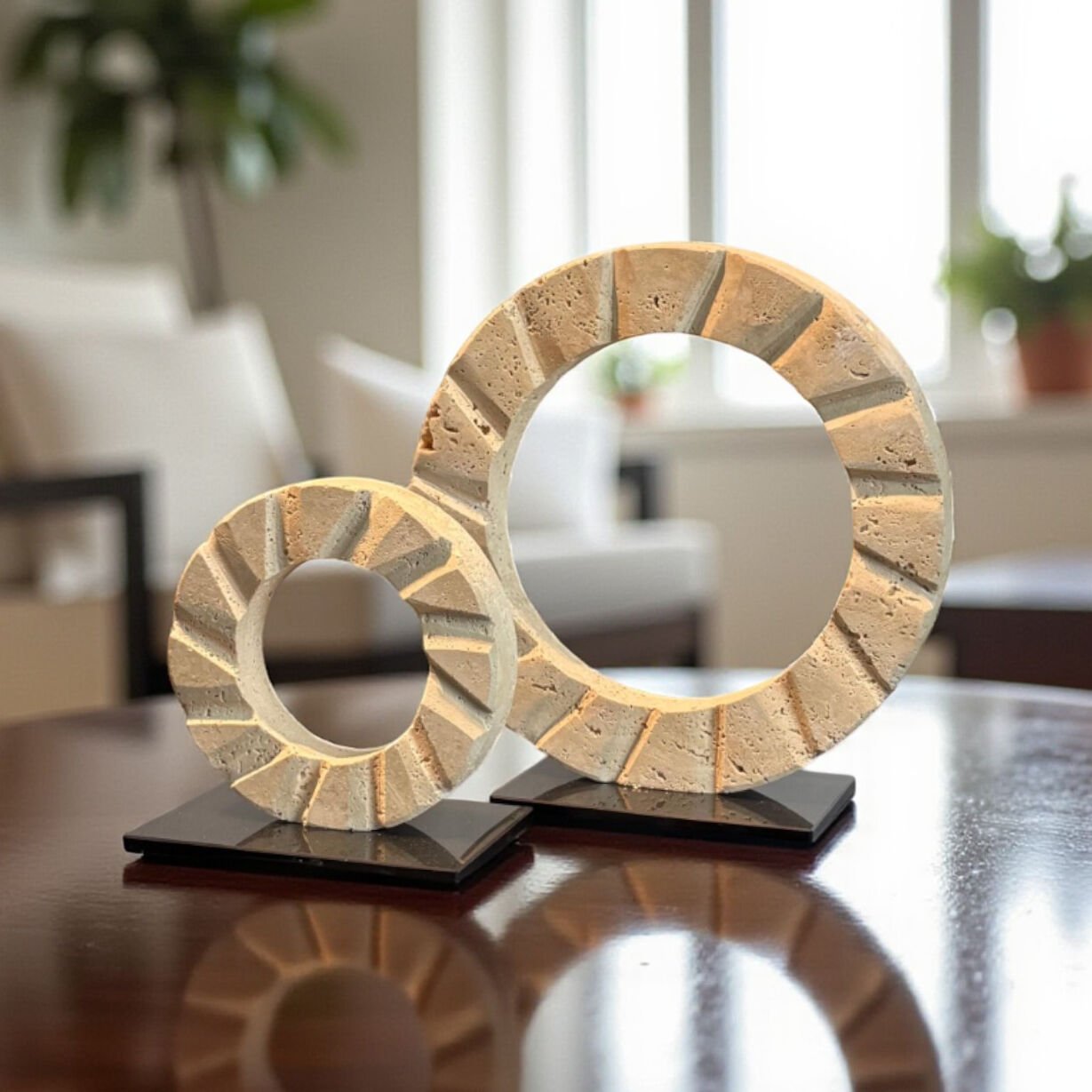 Kristal Tabanlı Traverten Disk Takım