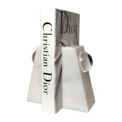 Yarım Küre Detaylı Kitap Tutucu