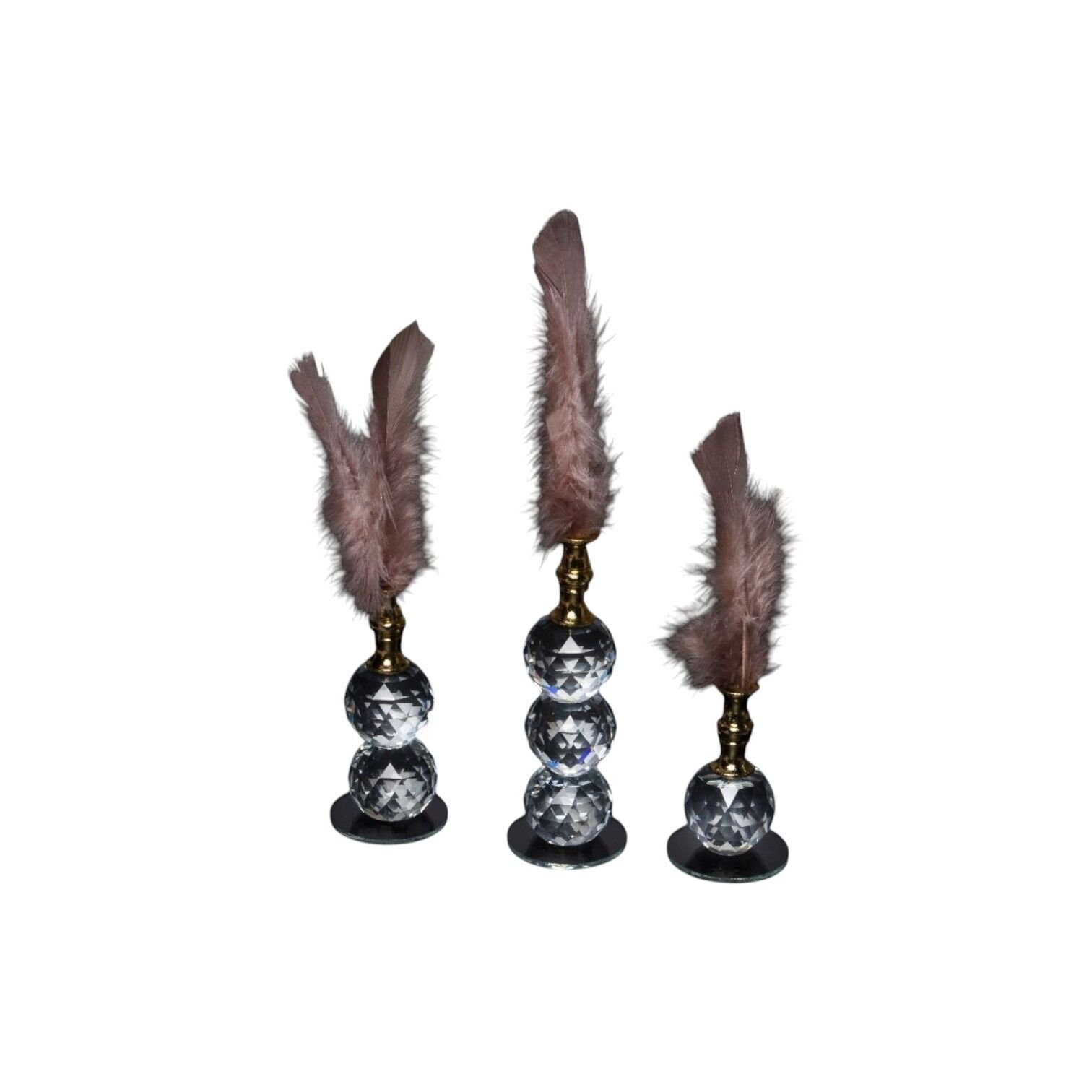 Üç Taban Altın Detaylı Tüylük - Pembe