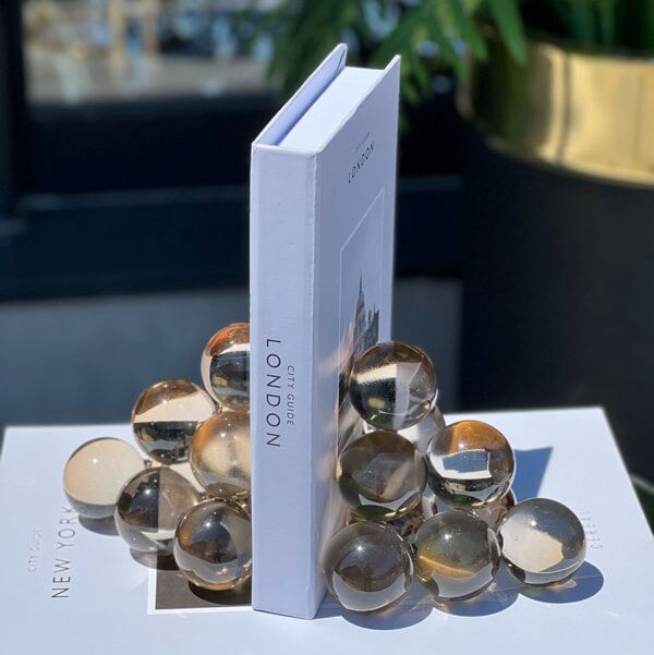 Bubble Kitap Tutucu 40mm - Şampanya