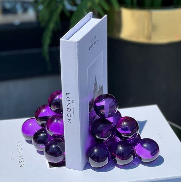 Bubble Kitap Tutucu 40mm - Mor