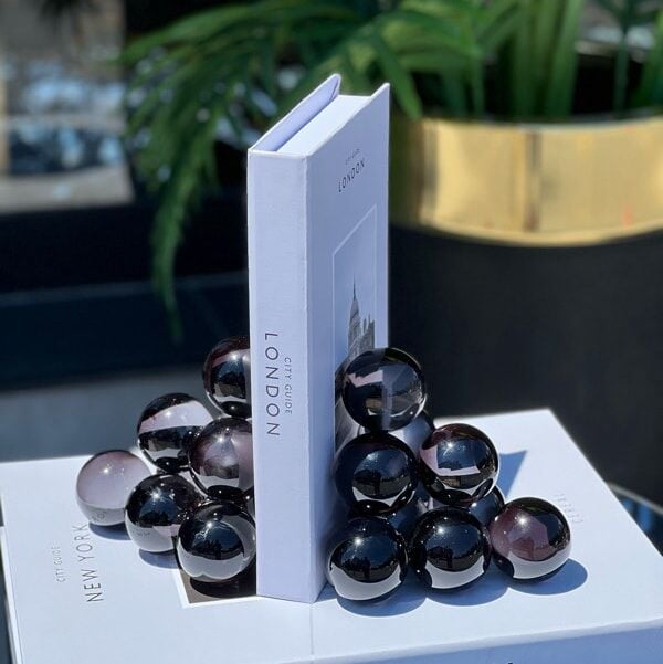 Bubble Kitap Tutucu 40mm - Füme