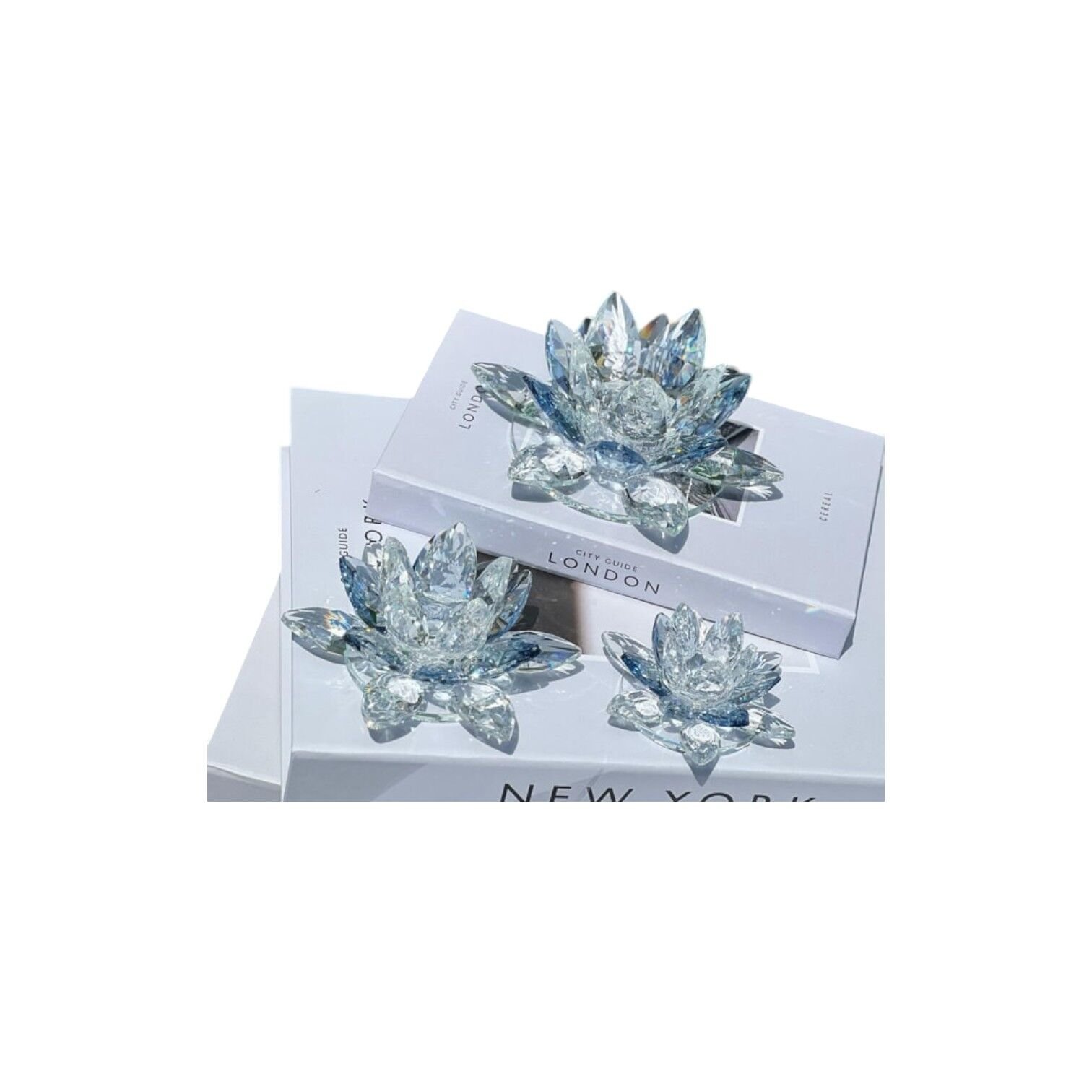 Nilüfer Takım Tek Sıra Renkli - Mavi