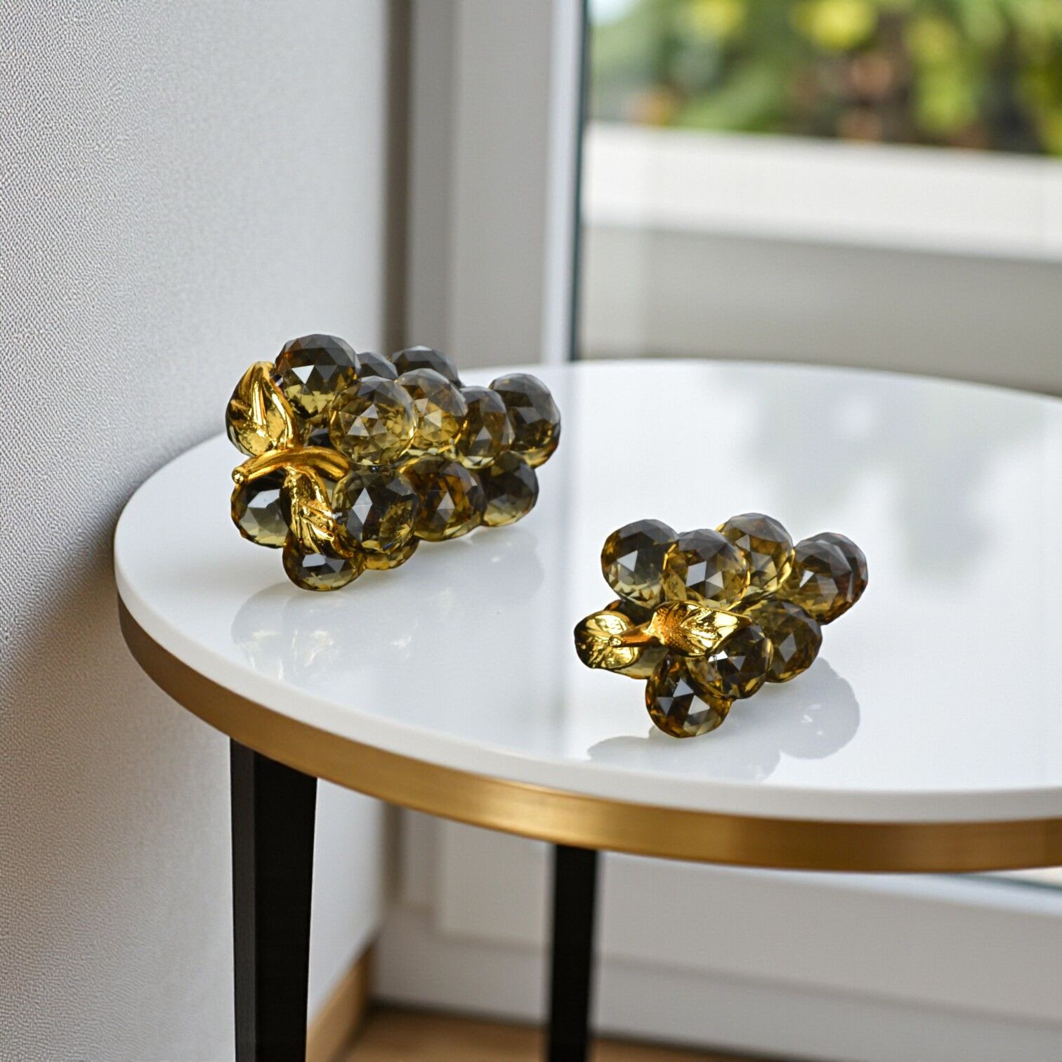 2'li Kristal Üzüm Takım - Şampanya