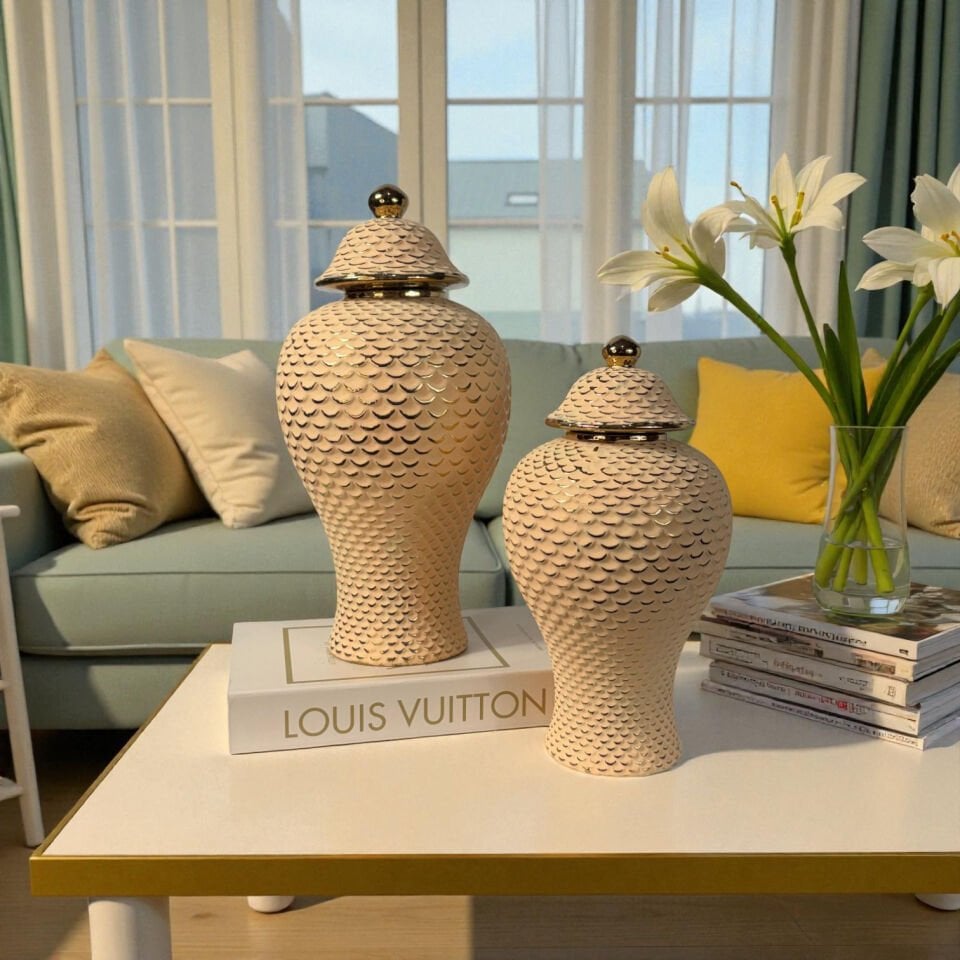 Balık Sırtı Desen Küp Set